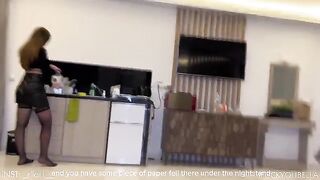 Cheating wife fucked by friend while her hubby works