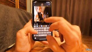 The guy came to the girl in a sexy outfit for sex chat