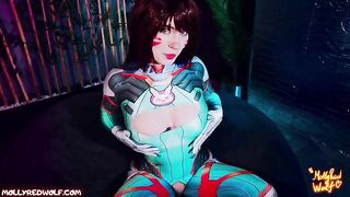 Overwatch NERF THIS ASS Dva - SweetDarling - stunning cosplay with intense action