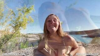 Epic Hike with a Big Booty Slut getting fucked outdoors