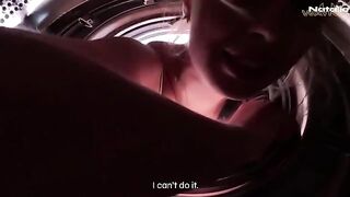 Pervert stepbrother took advantage of a sticky situation to fuck her