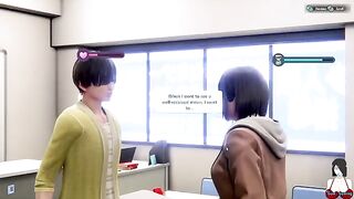 3D Hentai School Girl Yuna Room Girl All Sex Scenes Part-2 - a hot 3D action