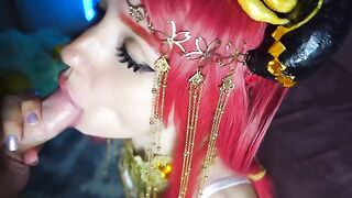 The oriental dancer Nilou gets her ass smashed in this hot Genshin Impact cosplay scene