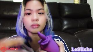 Sohimi Rose Vibrator makes Pinay babe Tina Slick cum hard