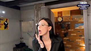 Spying for mom in the shower and cum in her pussy - Eva Soda