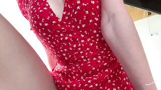 MILF stepmom Paola uses her shopping trip to seduce her stepson