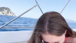 A girl cheated on her boyfriend with his friend on a yacht