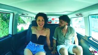Foursome sex with Italian girls in a camper van - the best outdoor fuck