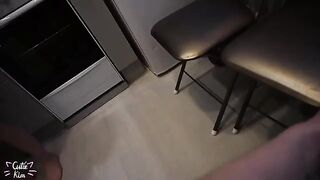 A schoolgirl received a dick in her mouth and got cum on her face