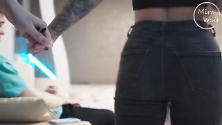 A husband hired a guy to fuck his wife in a steamy surprise
