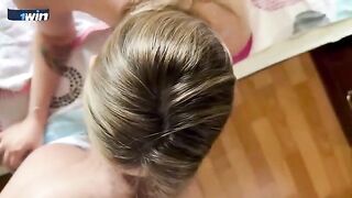 Stepmom with big boobs gets fucked by her stepson in the morning