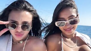 We seduced a boat captain for an intense threesome adventure