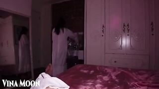 Sister's husband seduced me while I changed clothes, a steamy scenario that fits right into the kind of taboo roleplay content often seen in Virtual Sex POV videos. Just like those sneaky homemade encounters where couples push boundaries with romantic yet