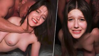 A guy fucked his girl in such an intense way that she fainted