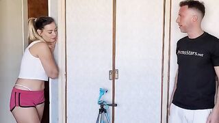 The curious neighbor gets the old school Argentine fucked hard by two cameras