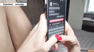 A cute 18-year-old girl shared her tits picture on a dating platform