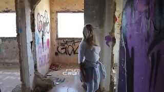 An Italian guy gave blowjob to a stranger near the church