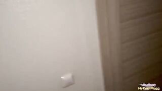 The stepsister is too horny, so I had to fuck her