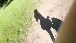 I get fucked in the middle of the forest by a muscular guy - Babes