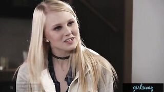 Doctor Angela White gives a chance to a new model in Girlsway style