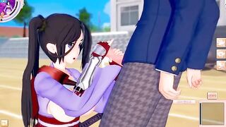 Game Koikatsu! ]Have sex with Big tits DanMachi Yamato Mikoto.3DCG Erotic Anime Video - 3D Hentai Game