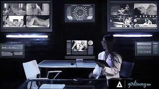 Girlsway Network presents a hardcore threesome with two sexy stars