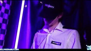 A femdom guard got caught and fucked by a wild puppet in Five Nights