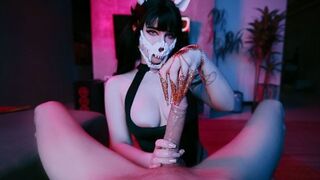 MollyRedWolf challenges you to not cum, showcasing her seductive prowess