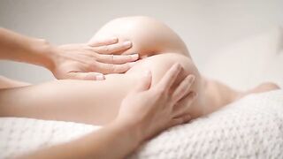 Relaxing massage with a happy ending and real orgasm