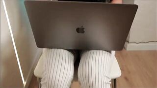 My stepmom is sexy as a secretary, I fucked her hard