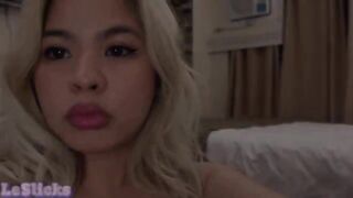 A horny Asian babe got fucked raw after her steamy shoot