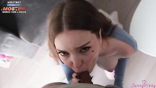 A young man fucked his beautiful stepmom on a soft bed