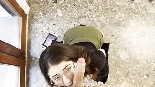 A cute gamer girl, maybe Emma Fiore, shows her love in a special way