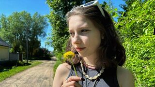 Meet cute Ukrainian schoolgirl and fuck her on the street
