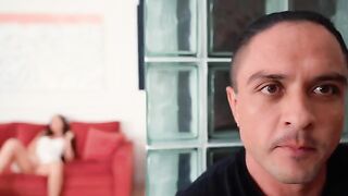 Pervert guy caught his stepmom masturbating, what a luck!