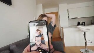 I'm teaching my boyfriend a lesson through his best friend's impressive size