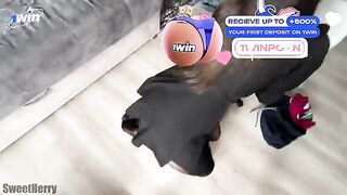 The neighbor checks the husband, whether she loves him