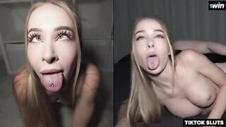 A girl sent a message on TikTok and came to fuck hard - Nata Ocean