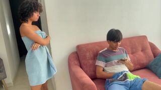 If you don't fuck me, I'll tell my stepdad about your cock sucking
