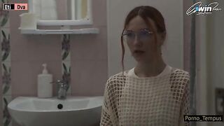 Russian beauty fucked by her stepfather and his friend