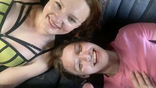 A group of people have an anal sex party on a bus, exploring wild fantasies