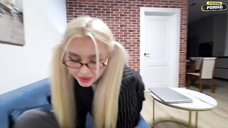 A hot student girl gets fucked by her teacher in this steamy scene
