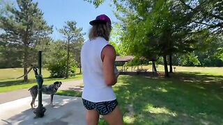 A couple fucked outdoors at the lake with intense passion