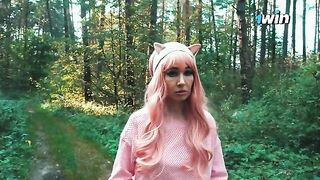 Lost in the forest and fucked by a forester's cock