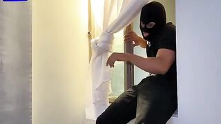 A masked intruder broke into the house of sexy Latina Lina Henao