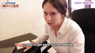 I can make a blowjob, but I won't cheat on my boyfriend, starring Anna Sibster