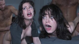 First rough sex with a young girl makes her cum a lot
