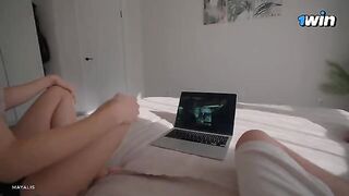 I wanted to watch a series, but my step sister had other plans