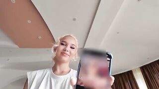 A young guy has sex with his pretty girlfriend in all poses