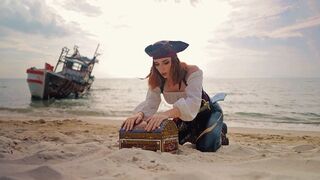 The real treasure was under Captain Sweetie Fox's panties, a daring claim